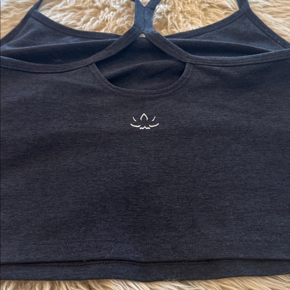 Beyond Yoga Black Racerback Tank Top - Picture 3 of 4